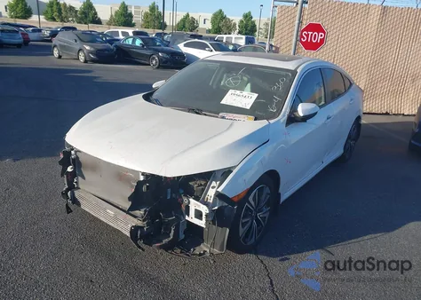 2018 Honda Civic Ex-T из США, поврежденный, VIN JHMFC1F36JX041734